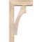 Ekena Millwork Westlake Block Smooth Bracket w/ Offset Brace, Douglas Fir, 5 1/2"W x 16"D x 28"H BKT0604X16X28WTL05SDF - alternate 4